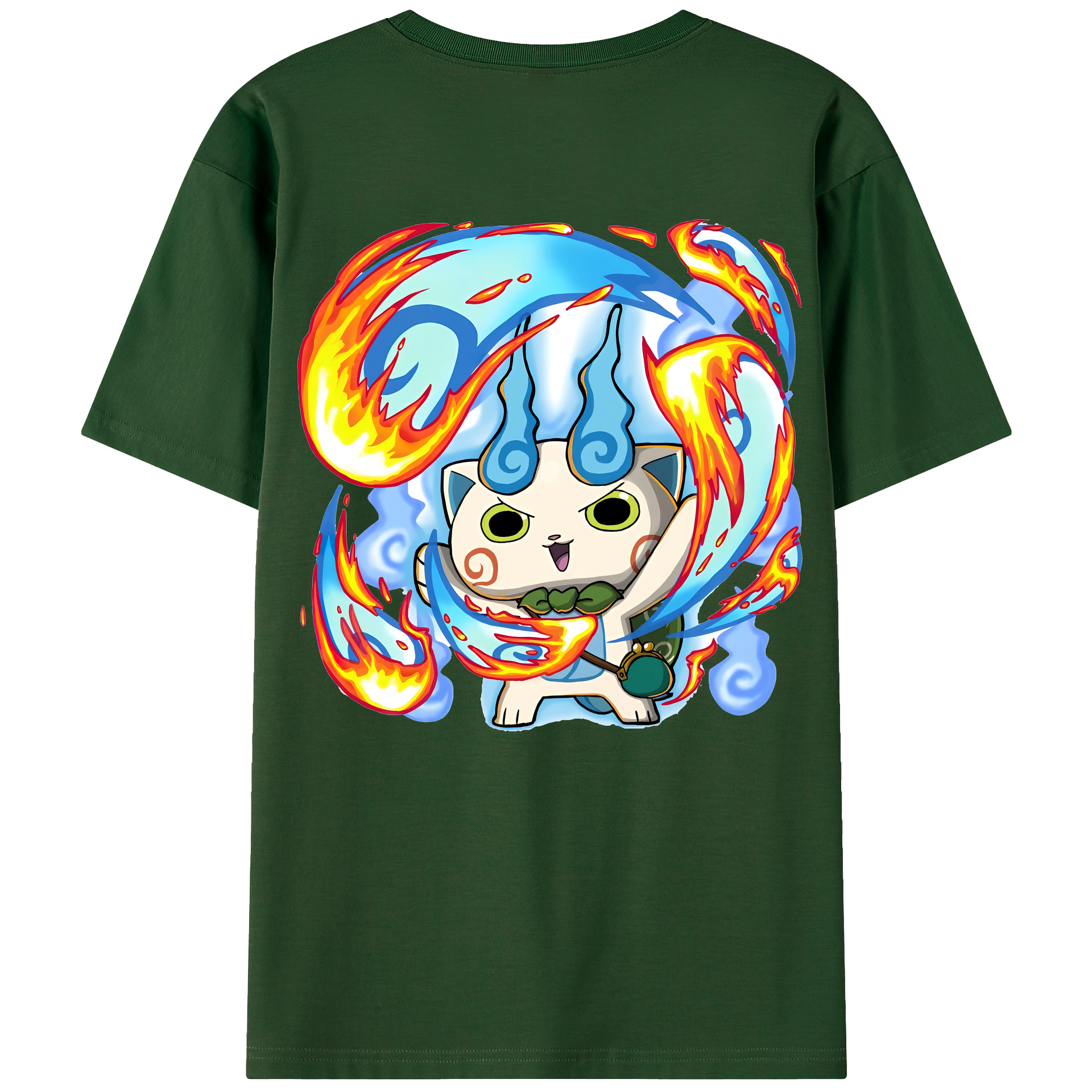 （画像用） 妖怪ウォッチ Yo-kai Watch 綿100％半袖Tシャツ（背面プリント）